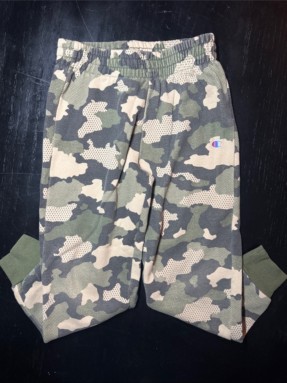 Champion Camo Joggers in Green and Tan